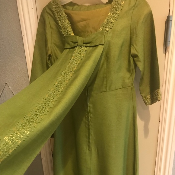 Rich Green vintage dress 💚👗 - Picture 5 of 8